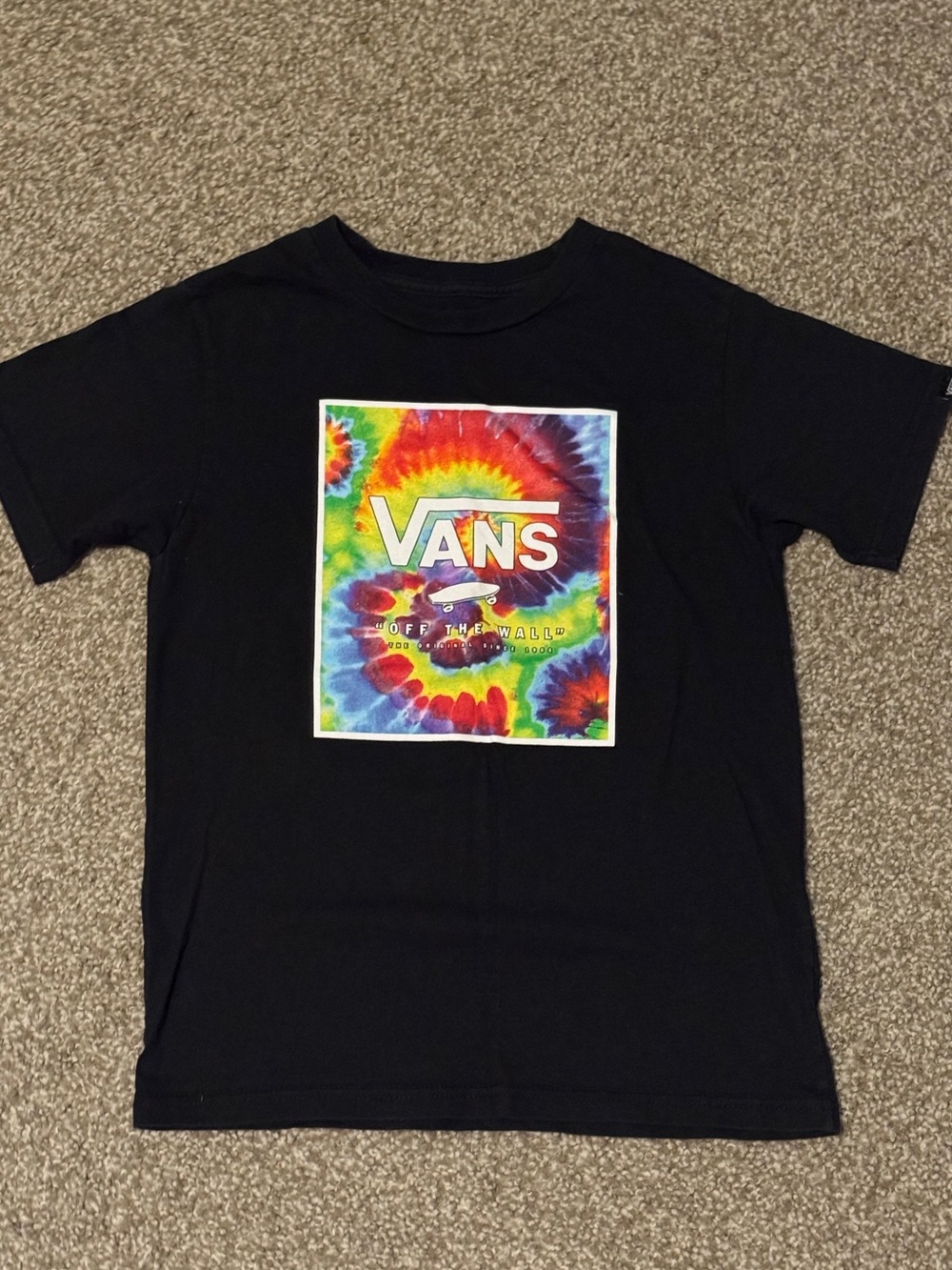 KIDS. Vans Black Tee